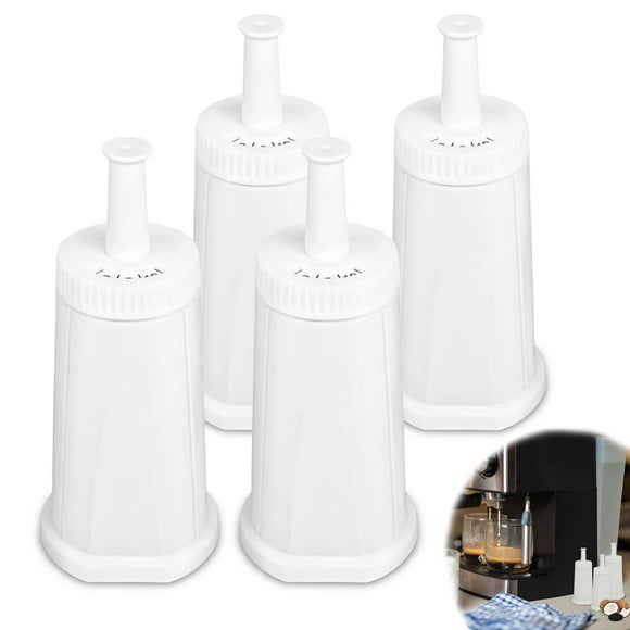 4 Pack Bes880 Water Filter Replacement,Compatible with Breville Sage Oracle Touch,Barista,Claro Swiss,BES878,Bes920,Bes008 Espresso Coffee Machine,Replaces Part #BES008WHT0NUC1