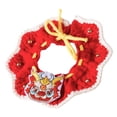 thumbnail image 3 of Collar de gato tejido a mano, bufanda y babero de ganchillo cómodo para gatitos Estilo A, 3 of 8