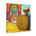 thumbnail image 2 of Hay Bales in Bloom - Canvas, 2 of 10