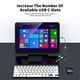 thumbnail image 3 of Concentrador divisor USB C macho a doble USB C hembra, adaptador de cable cargador tipo C para teléfonos, tabletas y portátiles (30 cm, transferencia de datos de 480 Mbps, enchufe británico), 3 of 5