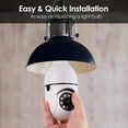 thumbnail image 4 of E27 Light Bulb Camera , 2.4GHz & 5G WiFi Security Cameras Wireless Outdoor, 1080p Wireless Cameras for Home Security, Indoor Security Camera System 2Pcs, 4 of 7