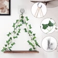 thumbnail image 6 of WETRBWEH Floating Shelves for Wall No Drilling, 2pcs Artificial Greenery and Light Strip Hanging Shelf Wall Shelves for Aesthetic Room Home Decor, 6 of 8