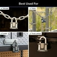 thumbnail image 3 of Brinks Home Security Commercial Steel Padlocks, 3/8" Dia., Black/Gray,, 3 of 7