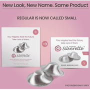 Silverette Original Silver Nursing Cups - Soothe and Protect Your Nursing Nipples - Made in Italy