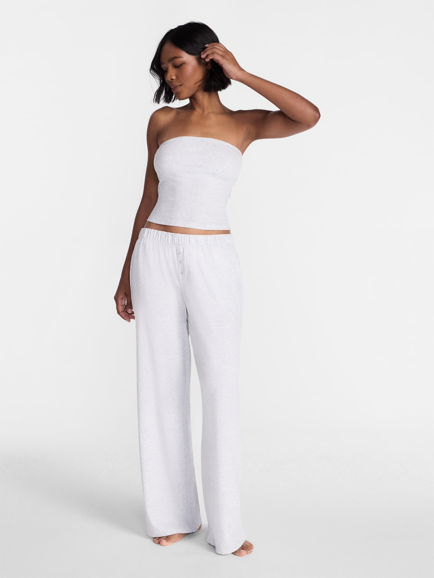 No Boundaries Cloud Core Sleepwear Tube Top, Women's XXS-3X