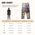 thumbnail image 3 of Sikiie Lilacs Teapot Scenic Painting Women’s Lounge Pants, Lounge Pants Sleep Bottoms, Lounge for Women, Womens Pajama Pants -X-Large, 3 of 6