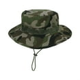 thumbnail image 3 of Clearance! Fdelink Hats Cap Mens Hunting Fisherman Adjustable Cap Outdoor Camouflage Boonie Hat Hat Baseball Caps, Women Hat (Green), 3 of 9