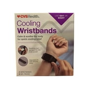 CVS Health Cooling Wristbands – Instant Cooling Relief for Exercise & Heat