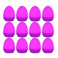 thumbnail image 2 of Paquete de 12 huevos de Pascua rico y de 2.0 in para relleno de bolsas, decoración para hogar, regalos de temáticos de Pascua, búsqueda Iluminación rosa yotijar Huevos de Pascua, 2 of 10