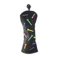 thumbnail image 1 of Funda para palo de golf, divertida funda de madera para palo de golf, para sala de estar, deportes, oficina 3 5 Negro, 1 of 8