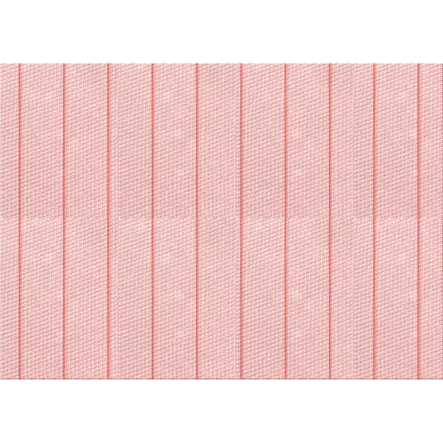 Ahgly Company Machine Washable Indoor Rectangle Transitional Pastel Red Pink Area Rugs, 3' x 5'