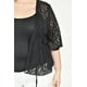 thumbnail image 4 of Ensamble tipo kimono con blusa básica Roman Fashion / Tallas Extras, 1892 (Negro) negro 40, 4 of 7