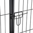 thumbnail image 5 of Alden Design 24"H Heavy Duty Black Iron Dog Playpen, 32 Panels, 5 of 8