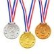 thumbnail image 1 of KAKOWELY 9 medallas de plástico para niños, recuerdos para fiestas deportivas, competiciones de fútbol, premios en el aula y celebraciones por comportamiento, medallas de premio ligeras., 1 of 4