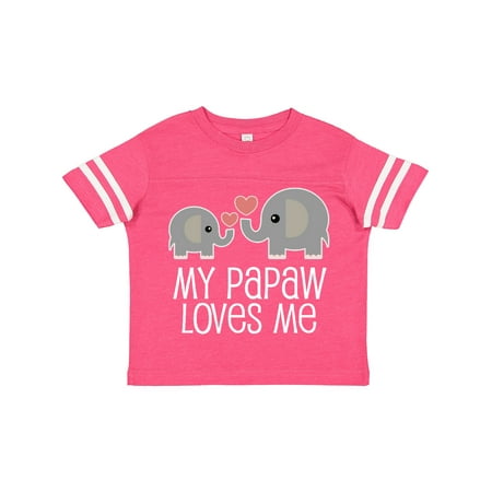 

Inktastic Papaw Grandpa Loves Me Gift Toddler Boy or Toddler Girl T-Shirt
