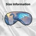 thumbnail image 5 of Eye Sleep Mask for Women Men - Winter Ice Mountain White Dragon Adjustable Soft Buckle Travel Eye Masks for Sleep Mask Blackout, Sleeping Mask for Women Men, Funny Blindfolds for Party Games, 5 of 5