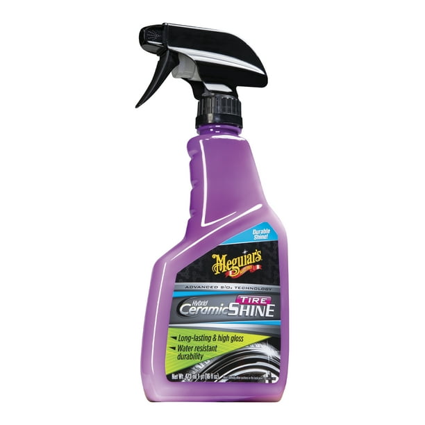 Meguiar's, Brillo Híbrido Ceramico Para Neumáticos, G230416, 473ml.