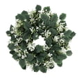 thumbnail image 4 of Artificial Wreath Large Green Leaf Wreath, Durable Front Door Eucalyptus Wreath, Fall Wreath Outdoor for Porch, Festival Wall D, 4 of 8
