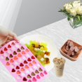 thumbnail image 4 of Silicone ice tray, heart shaped ice tray, ice tray mold, silicone ice tray, mini ice tray, ice tray shape, easy demoulding silicone, suitable for drin, 4 of 4