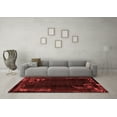 thumbnail image 3 of Ahgly Company Indoor Rectangle Abstract Red Modern Area Rugs, 2' x 3', 3 of 4