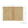 thumbnail image 5 of VHC Brands Burlap Natural Chindi Rug, Tan, 20x30, 5 of 6