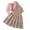 Pink-03, variant on Owordtank Toddler Girl Sleeveless Dresses and Long Sleeve Ruffle Cardigan 2 Piece Fall Outfits for 8-12T