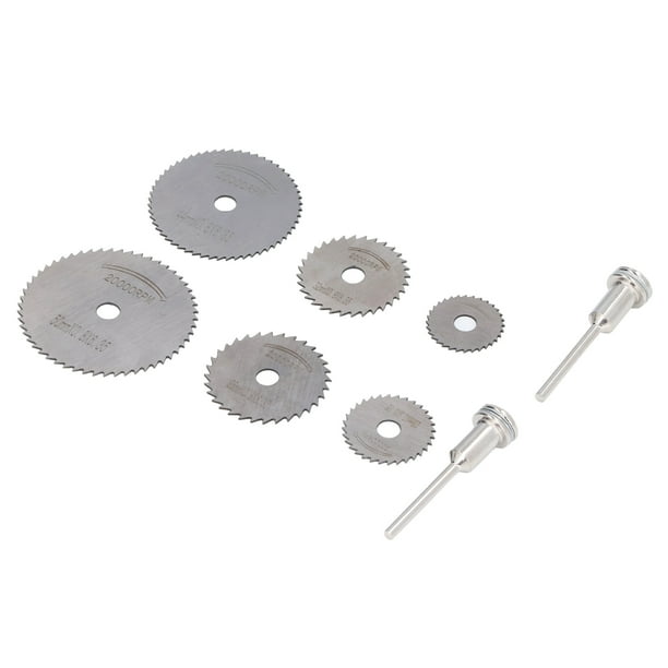 Hoja de sierra HSS, 8 piezas/juego, hojas de sierra circular HSS, mini discos de corte compactos y livianos