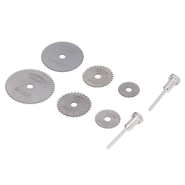 Mini Discos De Corte, Juego De Hojas De Sierra Circular HSS, 8 Piezas/juego, Mandril De 1/8 Pulgadas, 20000 RPM Para Plásticos