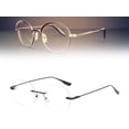 thumbnail image 4 of Glasses, Rimless Glasses for Women, Adults, Computer Gaming, Leisure, 4 of 7