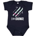 thumbnail image 3 of Inktastic Skier I Love Skiing Girls Baby Bodysuit, 3 of 5