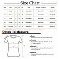 thumbnail image 3 of AOOCHASLIY Ladies Tops Clearance Fashion Woman Summer Causal Solid V Neck Short Sleeve Button Blouse T-Shirt Tops, 3 of 6