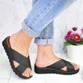 thumbnail image 6 of Wovix Sandals For Women Classic Soft Wedge Shoes Cross Band Arch Support Casual Sandals Casual Daily Wear, 6 of 6