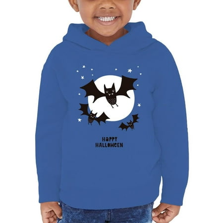 

Bats W Moon Happy Halloween Hoodie Toddler -Image by Shutterstock 2 Toddler