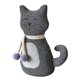 thumbnail image 3 of Tope de puerta para gatos, tope de puerta decorativo con peso, tope de puerta de arena para interiores, adecuado para A con bufanda, 3 of 9