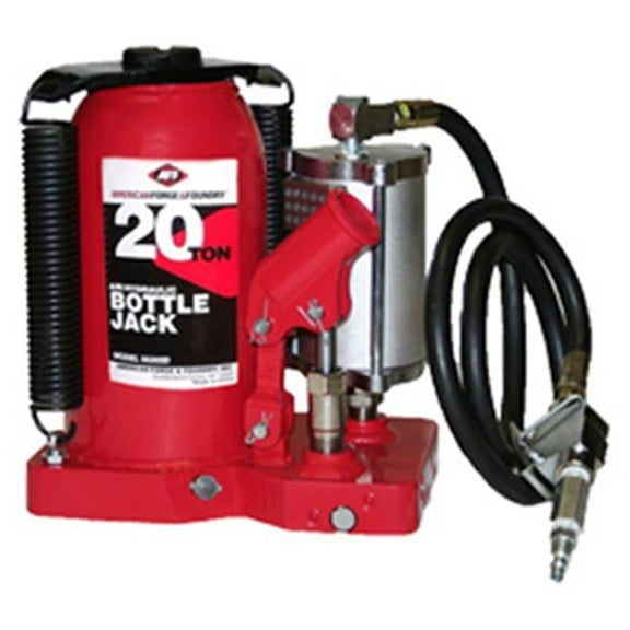 American Forge & Foundry  Air And Hydraulic Super Duty Bottle Jack - 20 Ton.