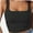 Black, variant on Womens Sleeveless Tanks Strappy Square Neck Skinny Cami Tops Basic Workout Fitness Crop Tank Top