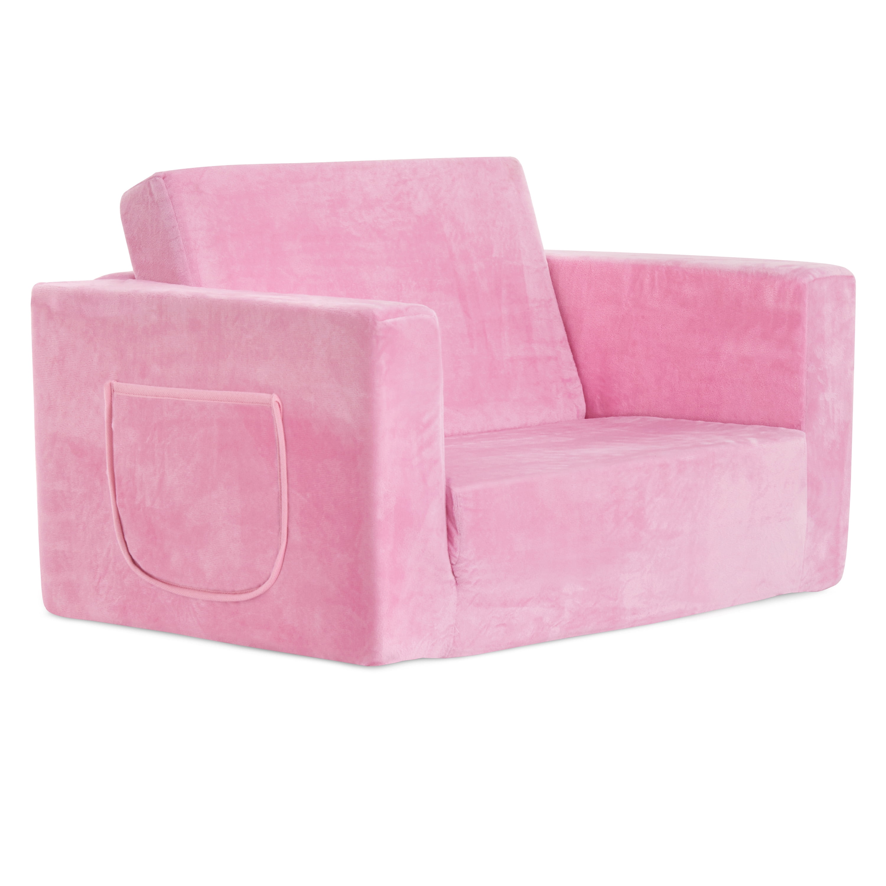 Dream On Me Nestle Kids Single Flip Out Sofa, Pink
