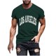 thumbnail image 1 of Camisetas de Manga Larga para Hombres Blusa de Cuello Redondo de Impresión Deportiva, Camiseta de Manga Corta de Moda para la Primavera Y Diaria, 1 of 5