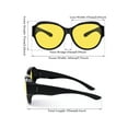 thumbnail image 5 of TINHAO Night Driving Fit Over Glasses Anti-Glare Night Vision Glasses for Men Women Oversized Nighttime Glasses Yellow Lens, 5 of 8