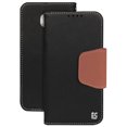 thumbnail image 2 of BLACK BROWN INFOLIO WALLET CREDIT CARD ID CASE COVER STAND FOR SAMSUNG GALAXY S6, 2 of 4