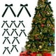 thumbnail image 4 of 12 lazos de terciopelo para árbol de Navidad | Elegantes lazos para coronas y guirnaldas | Terciopelo suave | Diseño fácil de atar para decoración navideña, 4 of 5