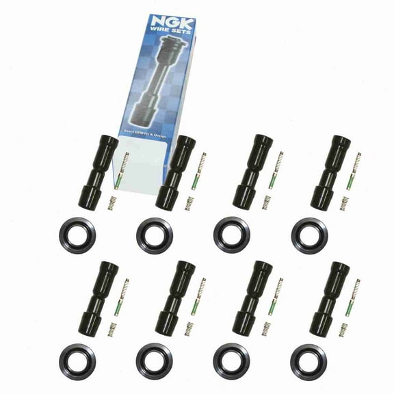 8 pc NGK 59024 Ignition Coil Boots for 702479 SPB174 SPP111E Direct Spark Plug Wire