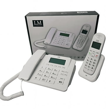 Teléfono inalámbrico, con contestador automático y grabadora de voz  LM-1572
