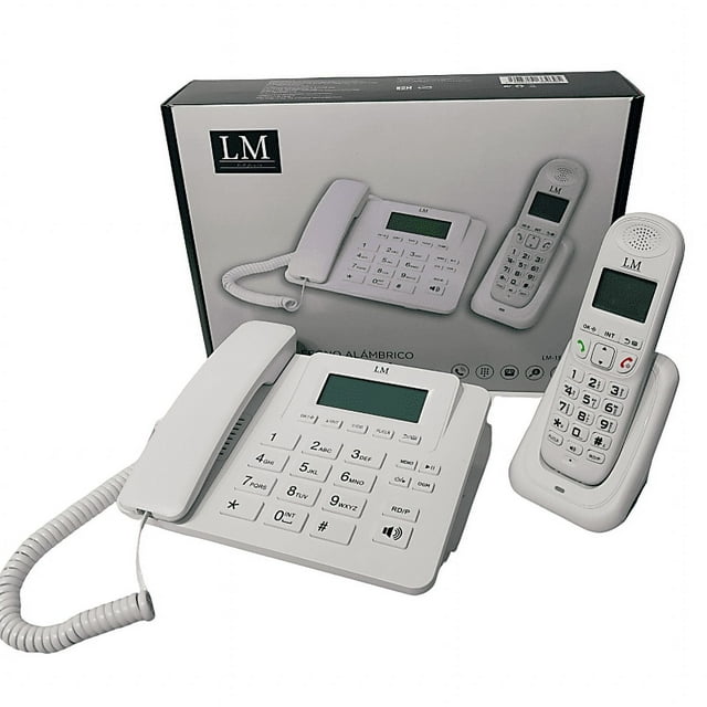 Teléfono inalámbrico, con contestador automático y grabadora de voz LM-1572