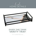 thumbnail image 3 of Home Details Color Block Vanity Tray in Matte Black, 3 of 4