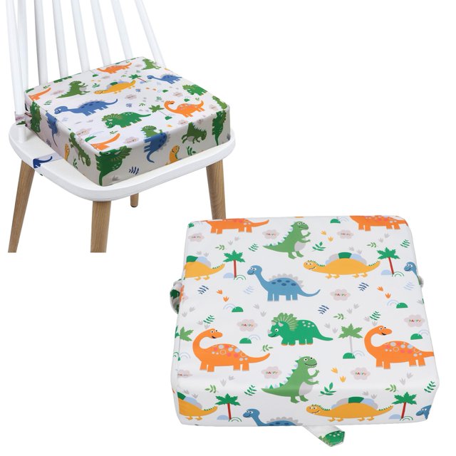 Asiento Elevador Para Mesa De Comedor, Asiento Elevador Desmontable Lavable Para Niños Con Hebillas De Seguridad, Cojín Elevador Portátil De Esponja Con Fondo Antideslizante