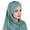 Green, variant on Silk Scarf for Women Ruffle Multipurpose Head Wrap Turban Cap Lightweight Soft Scarf Shawl Daily Hair Cover