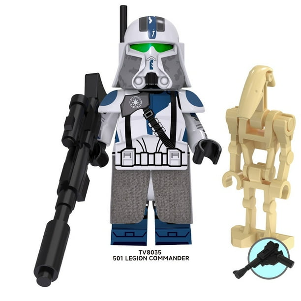 Figuras De Guerra Espacial Wilco Trooper Commander Wrecker Hunter Bly Fox Cody Capitán Vaughn Mini Bloques De Construcción Juguetes Para Niños