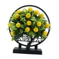 thumbnail image 4 of Decoración de bonsái de fruta artificial, decoración de planta de fruta falsa realista simulada para limón, 4 of 9