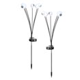 thumbnail image 4 of 2x luces de estaca vacaciones solar Halloween cadena luz solar Halloween LED globo ocular Violeta Cola globo ocular de halloween, 4 of 8